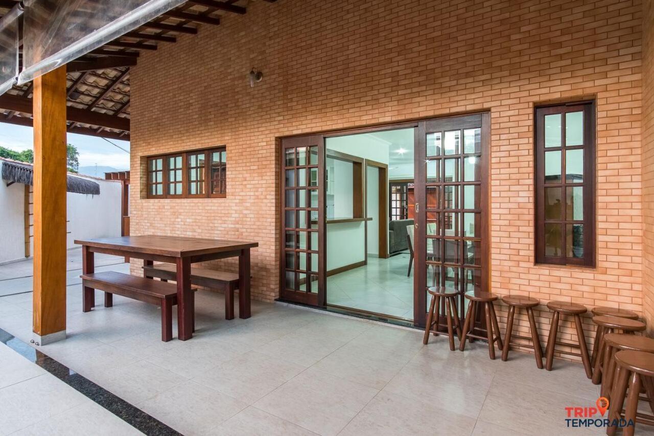 Casa Na Grande Com Piscina, Churrasqueira E Ar Condicionado - 04 Сasa de vacaciones Ubatuba