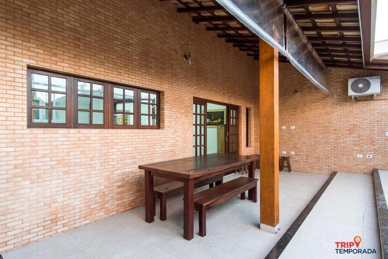 Casa Na Grande Com Piscina, Churrasqueira E Ar Condicionado - 04 Ubatuba